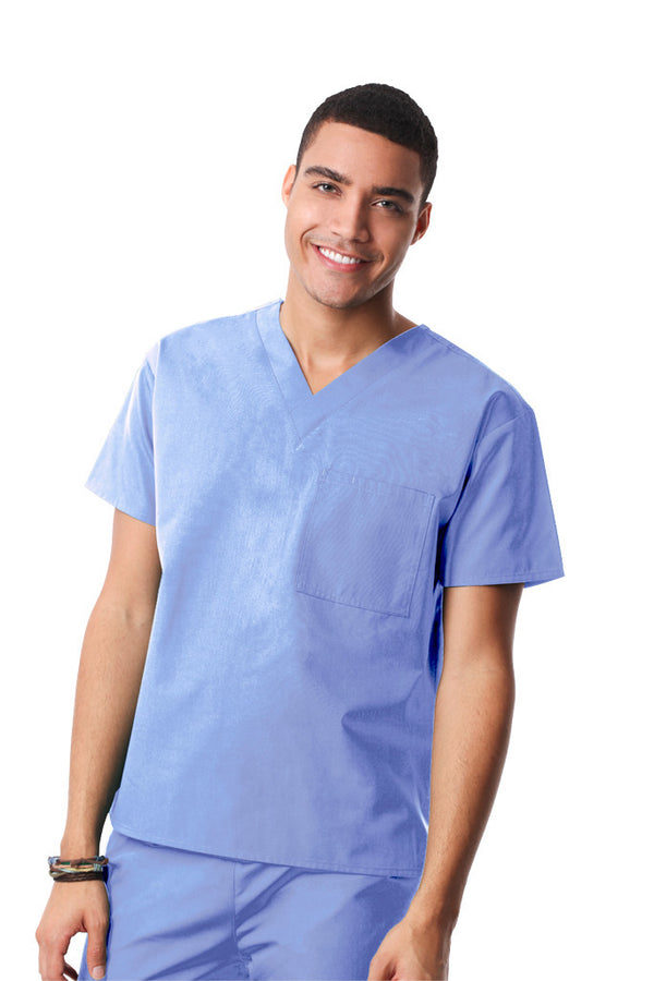 Unisex 1 Pocket Core V-Neck Scrub Top
