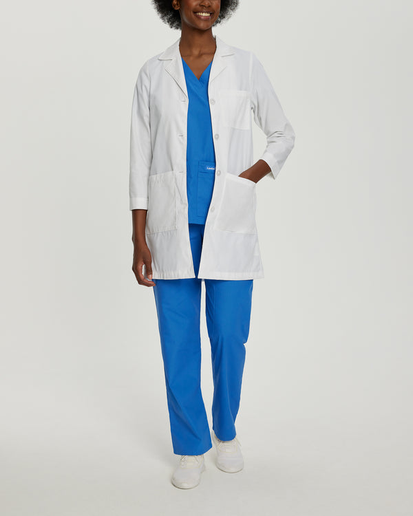 Women's 3 Pocket Full-Length Lab Coat