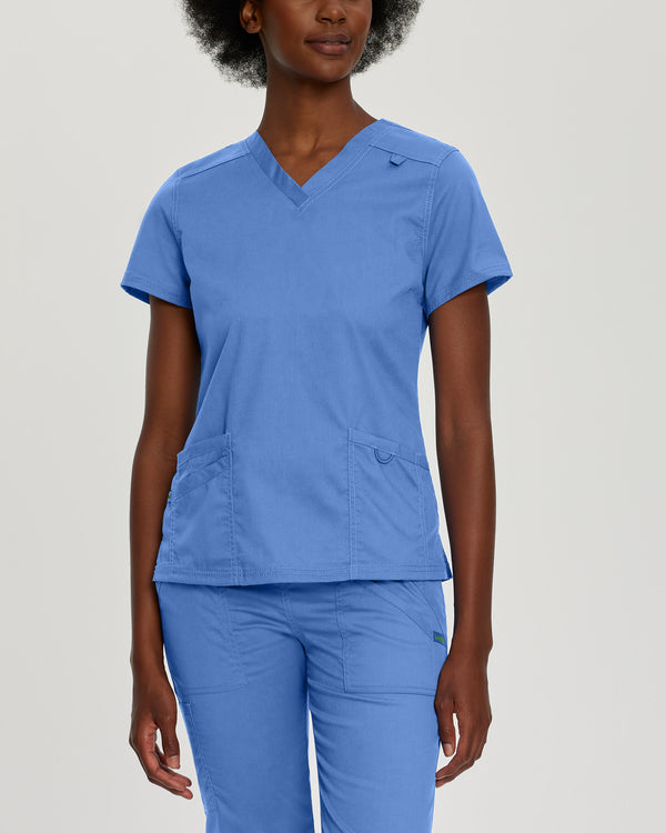 Women's 3 Pocket ProFlex Scrub Top