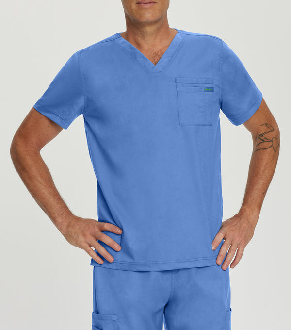 Unisex 2 Pocket Scrub Top