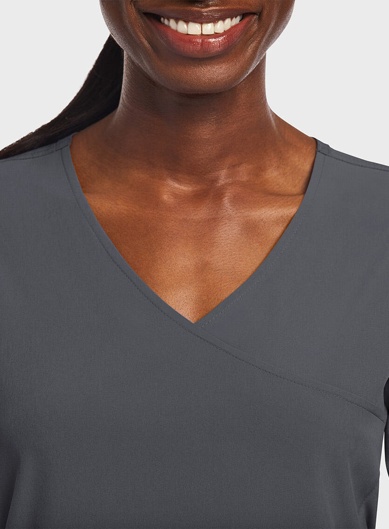 Pew - Maevn Women's Scrub Tops - Back View