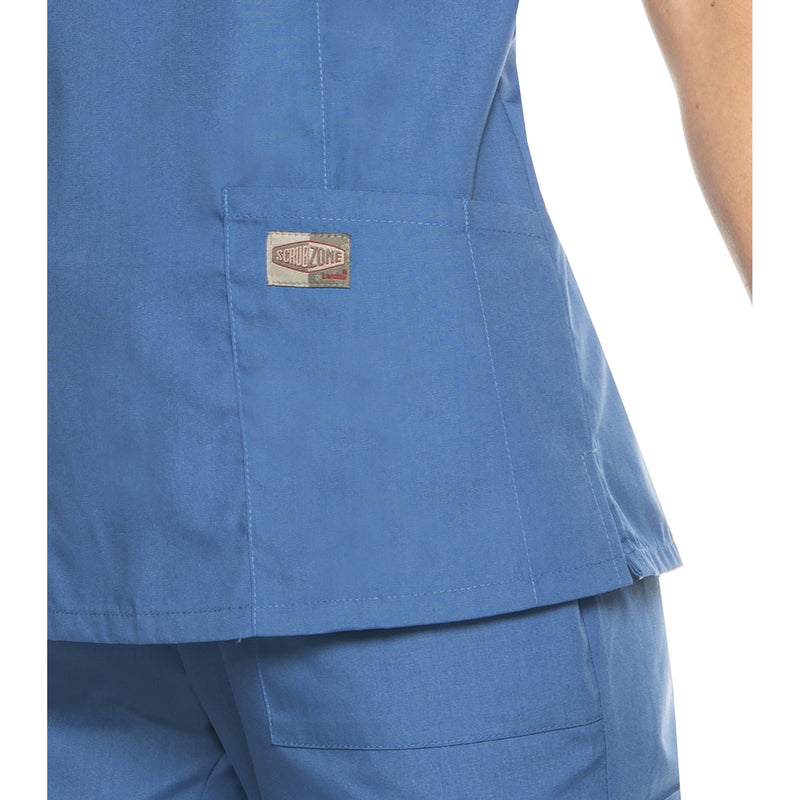 CEIL - Landau ScrubZone Women's 2 Pocket Mock Wrap Scrub Top for Nursing - Image 6