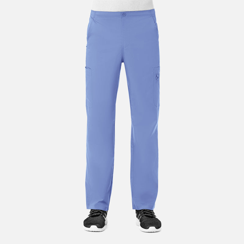 Ceil Blue - Maevn Scrub Pants - Detail View