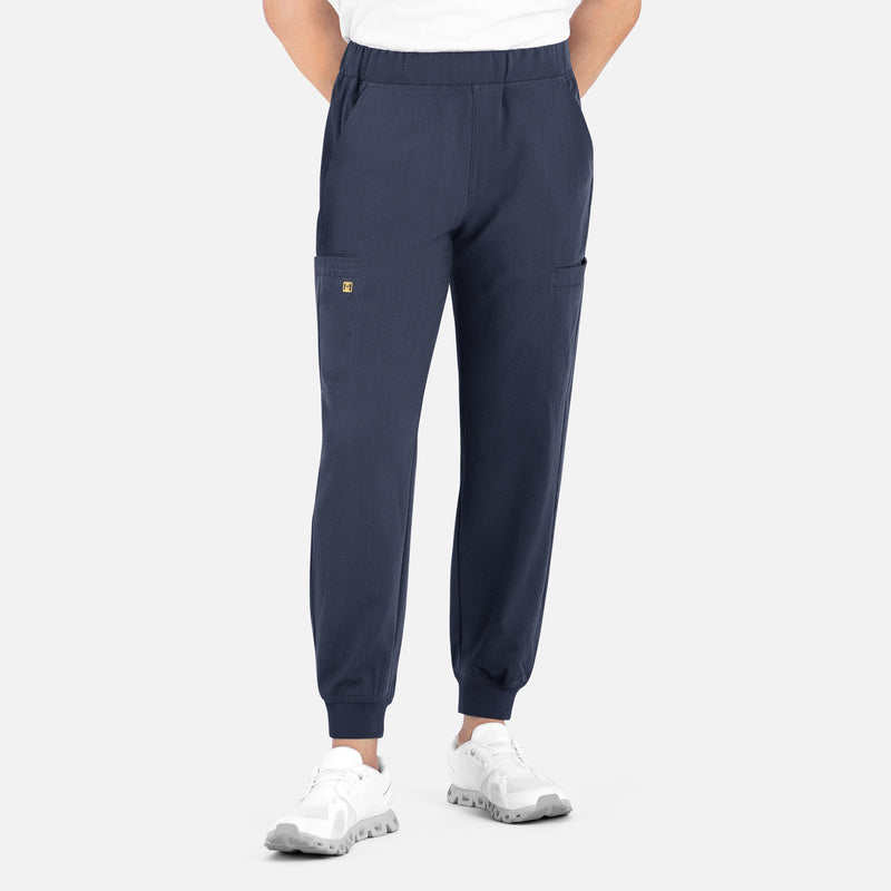 Heather Navy - Maevn Pant - Detail View