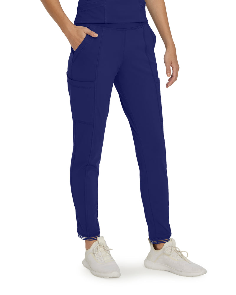 TRUE NAVY - Urbane Impulse Women's 4 Pocket Jogger Activewear Scrub Pant for Nursing - Image 1
