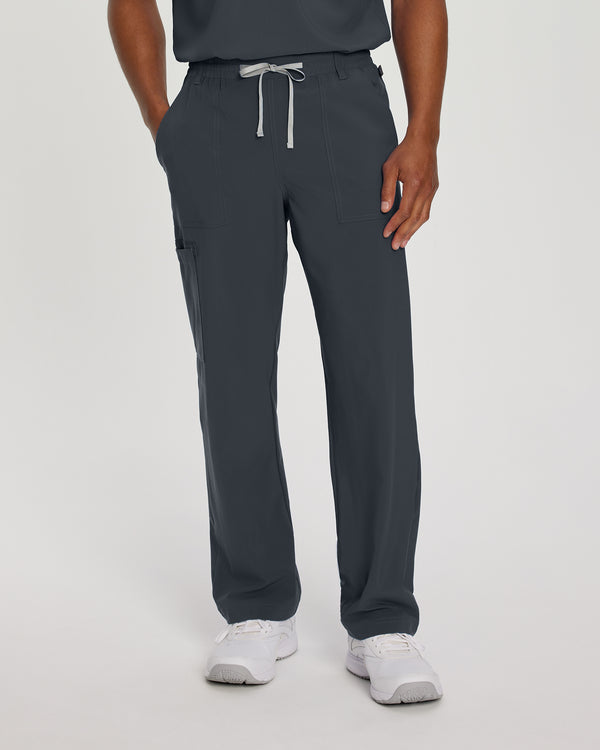 Urbane Performance Men's 4 Pocket Tapered Leg Cargo Scrub Pant for Nursing