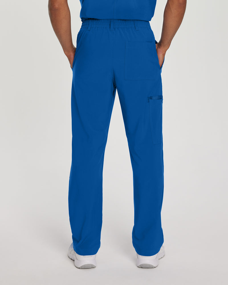 NEW ROYAL - Urbane Performance Men's Men's Tapered Leg Cargo Performance Scrub Pant for Nursing - Image 3