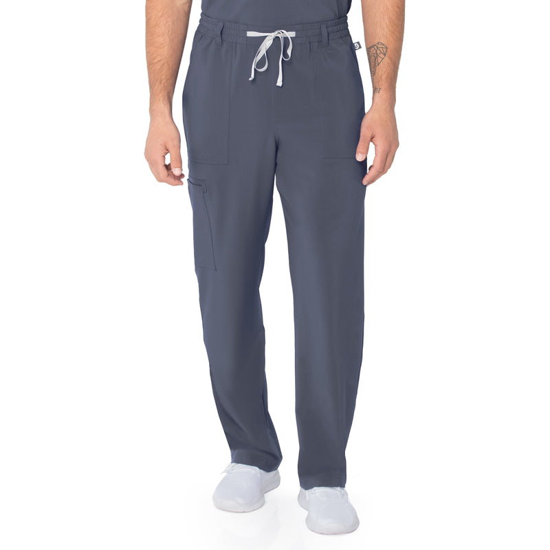 STEEL - Urbane Performance Men's Men's Tapered Leg Cargo Performance Scrub Pant for Nursing - Image 1