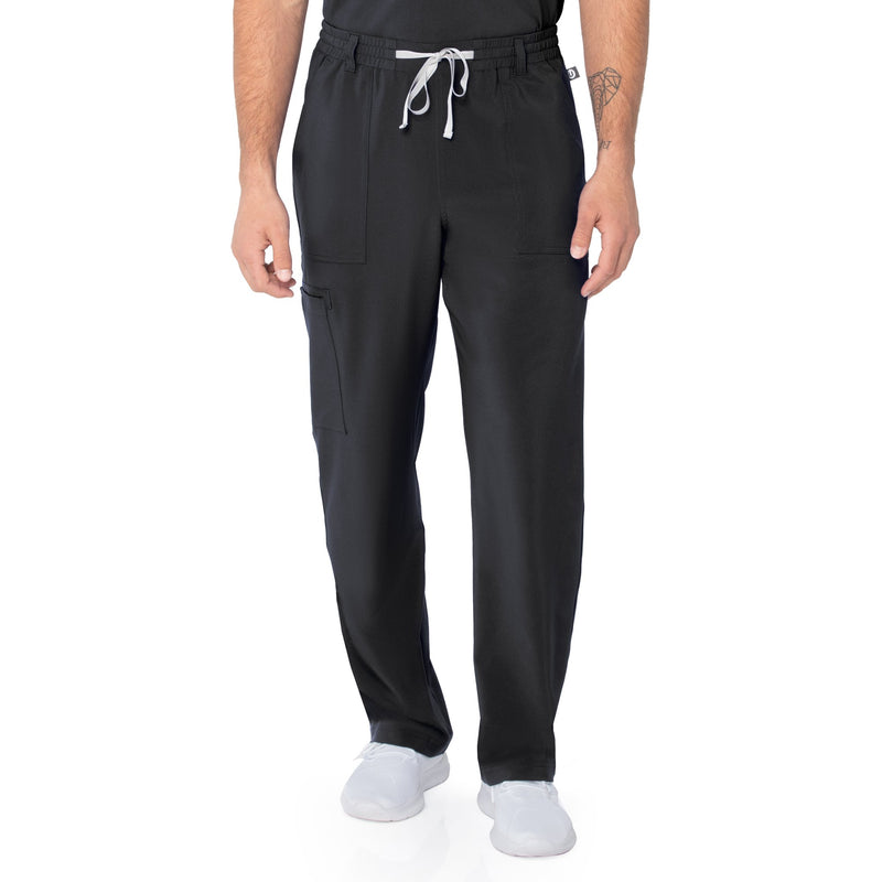 Urbane Performance Men's 4 Pocket Tapered Leg Cargo Scrub Pant for Nursing