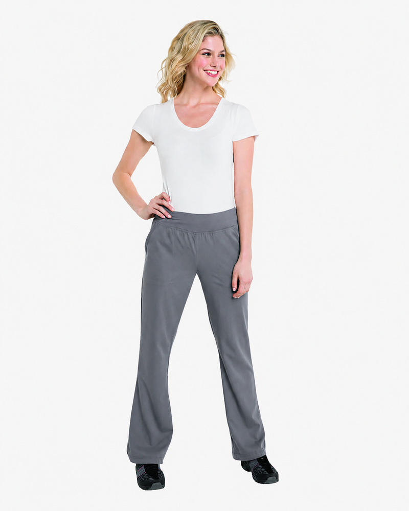 Women's 2 Pocket Yoga Flare Leg Scrub Pant for Nursing