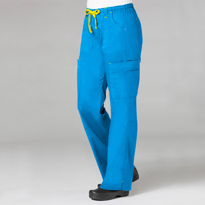 Women's 2 Pocket Blossom Cargo Scrub Pant