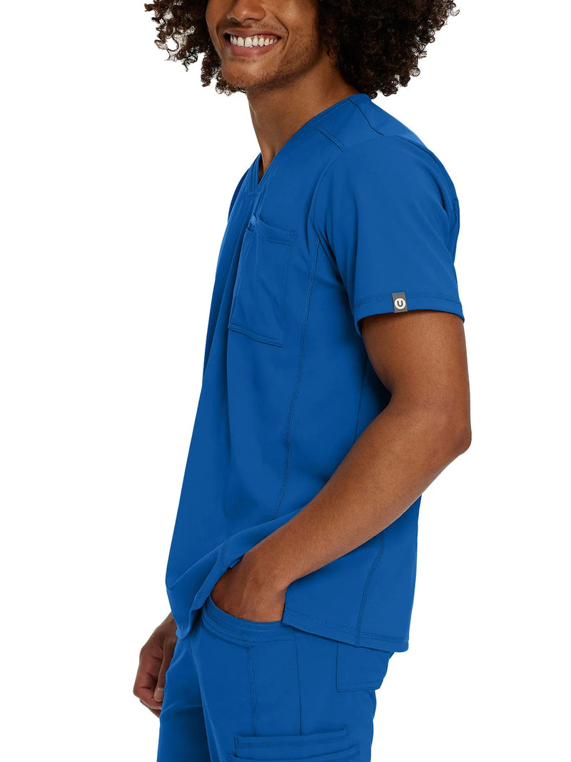 Urbane Impulse Men's 1-Pocket V-Neck Scrub Top