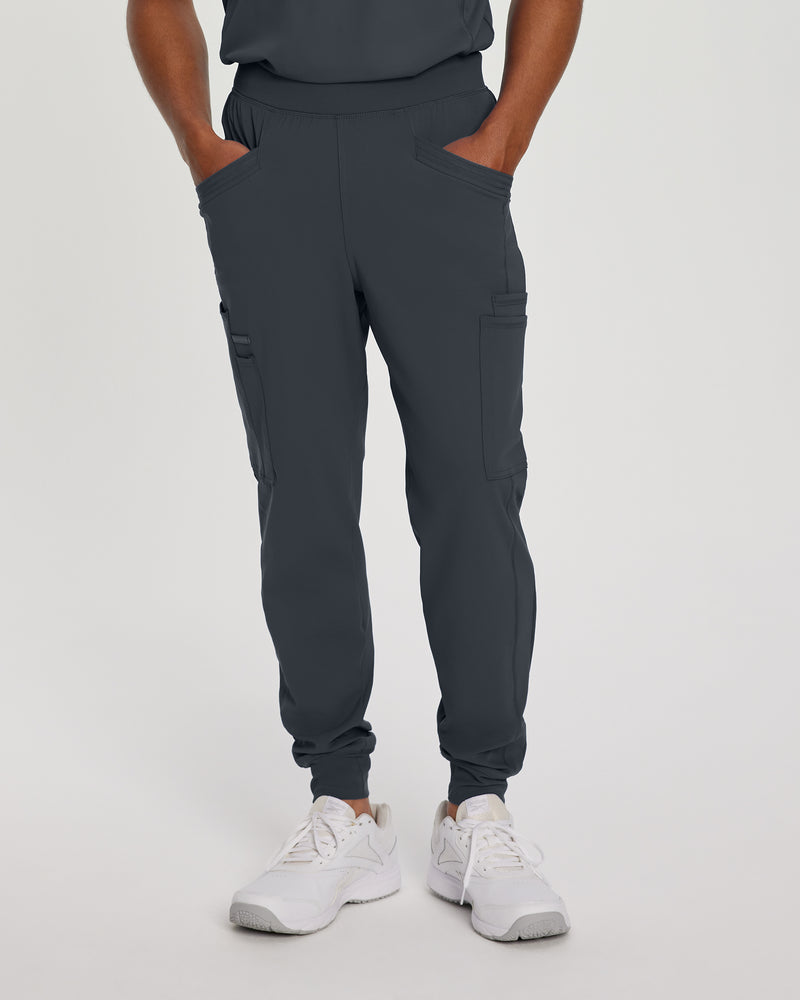GRAPHITE - Urbane Impulse Men's Men's Jogger Activewear Scrub Pant for Nursing - Image 1