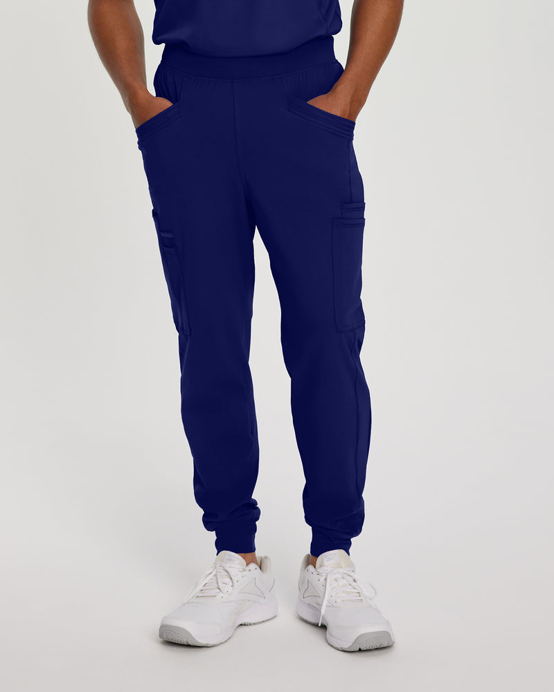 TRUE NAVY - Urbane Impulse Men's Men's Jogger Activewear Scrub Pant for Nursing - Image 1