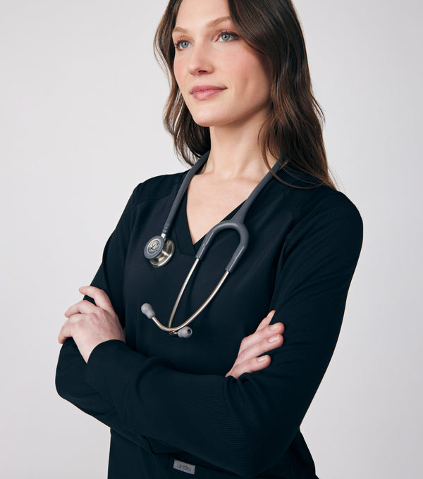 Women's 2 Pocket Forward Scrub Top