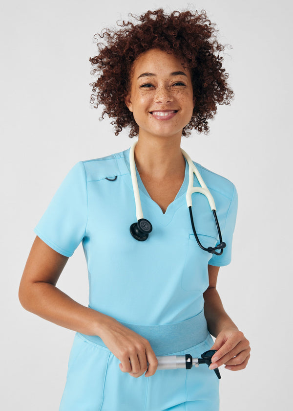 Women's 2 Pocket VIBE Scrub Top