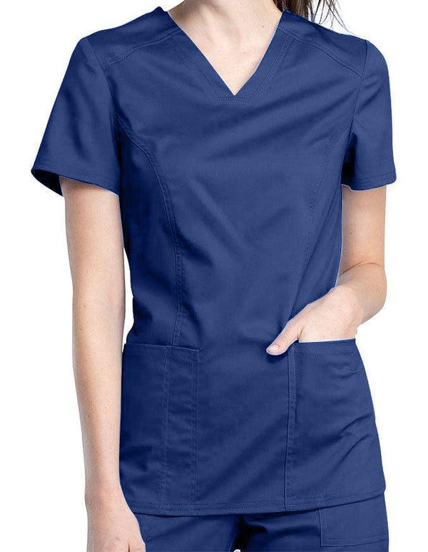 Cherokee Workwear Revolution Tech Women's 2 Pocket V-Neck Scrub Top WW741