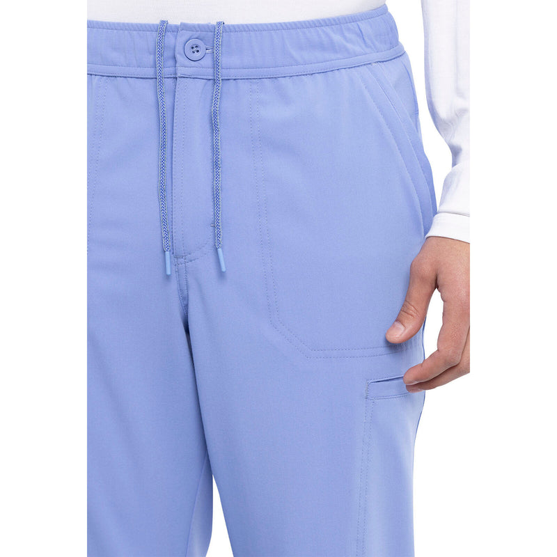 CEIL - Cherokee Euphoria Men's 8 Pocket Fly Front Cargo Scrub Pant for Nursing - Image 2