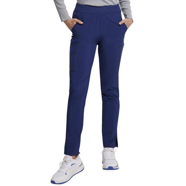 NAVY - Dickies Riveting Women's 6 Pocket Cargo Scrub Pant for Nursing - Image 1