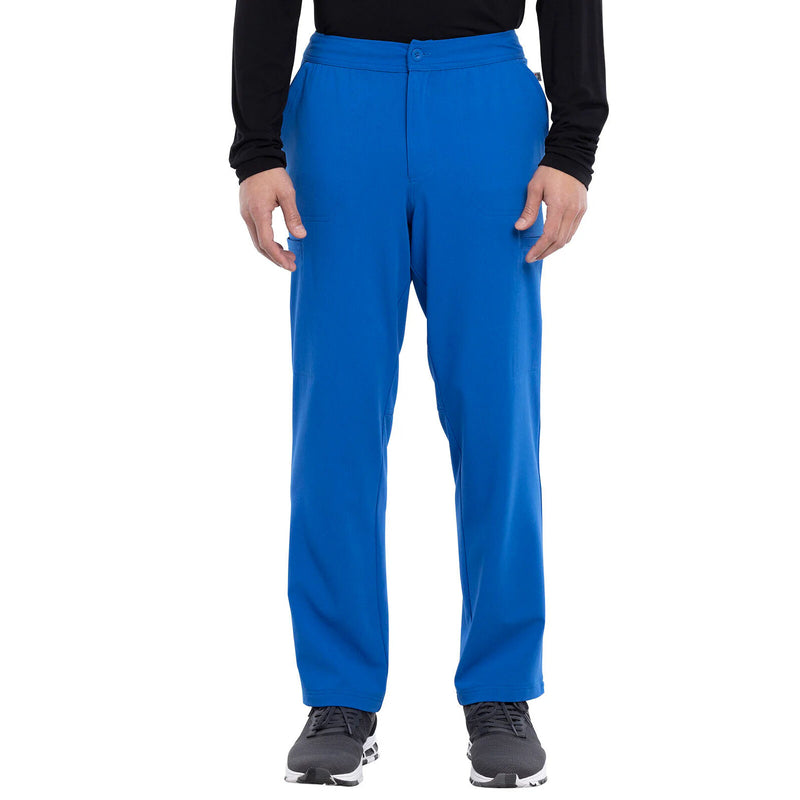 ROYAL - Cherokee Euphoria Men's 8 Pocket Fly Front Cargo Scrub Pant for Nursing - Image 1