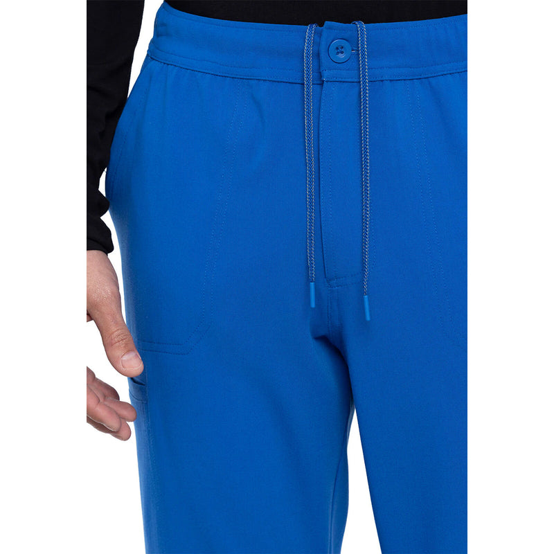 ROYAL - Cherokee Euphoria Men's 8 Pocket Fly Front Cargo Scrub Pant for Nursing - Image 2