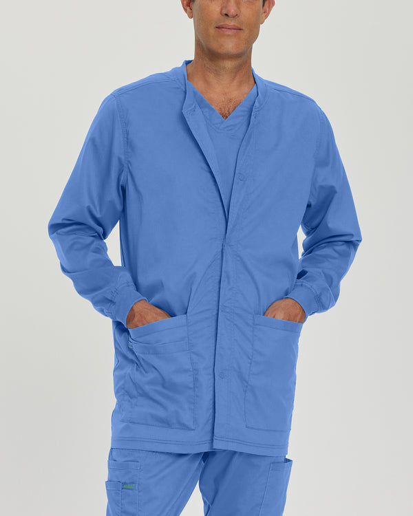 Men's 3 Pocket ProFlex Warm-Up Scrub Jacket