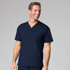 True Navy - Maevn Scrub Tops - Detail View
