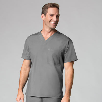 Unisex 1 Pocket V-Neck Scrub Top
