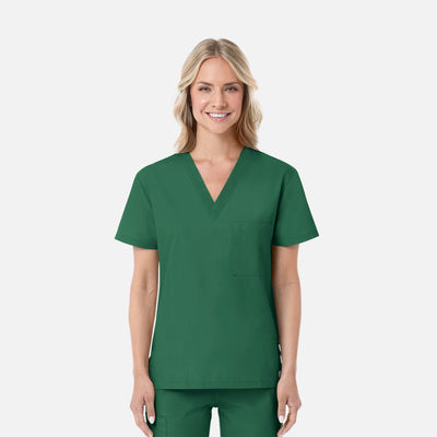 Unisex 1 Pocket V-Neck Scrub Top