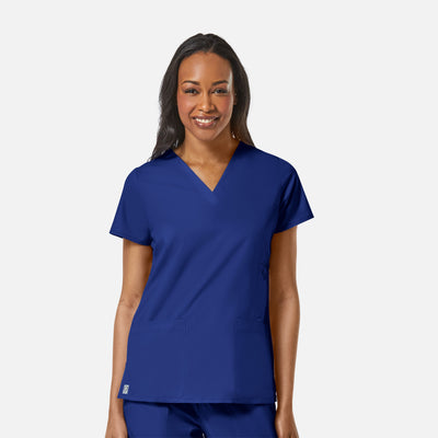 Women's 4 Pocket V-neck Scrub Top