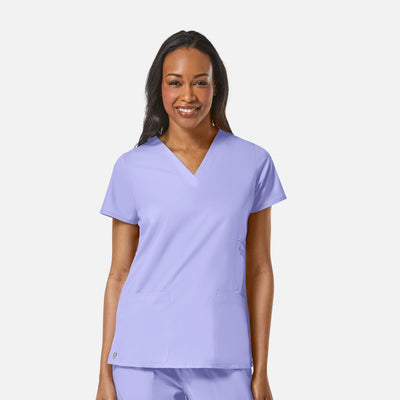 Women's 4 Pocket V-neck Scrub Top