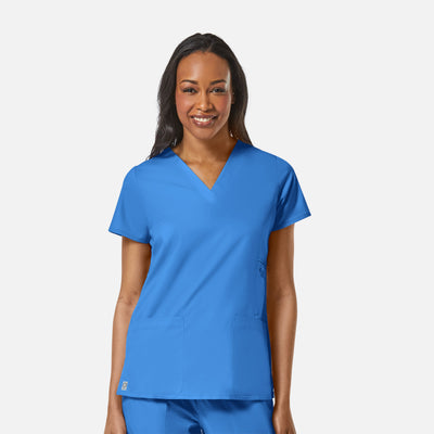 Women's 4 Pocket V-neck Scrub Top