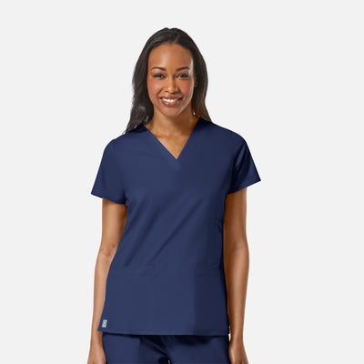 Women's 4 Pocket V-neck Scrub Top