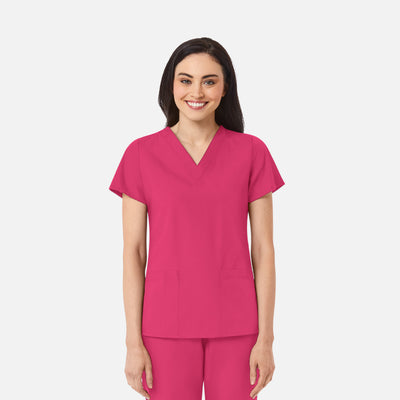 Women's 2 Pocket V-Neck Scrub Top