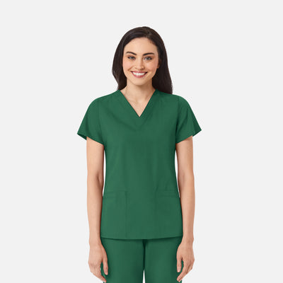 Women's 2 Pocket V-Neck Scrub Top