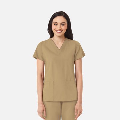 Women's 2 Pocket V-Neck Scrub Top