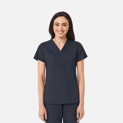 Women's 2 Pocket V-Neck Scrub Top