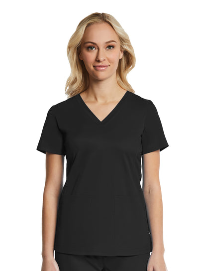 Women's 4 Pocket EON Sport V-neck Scrub Top