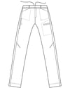 BLACK - Landau Men's Stretch Ripstop Cargo Scrub Pant for Nursing - Image 2