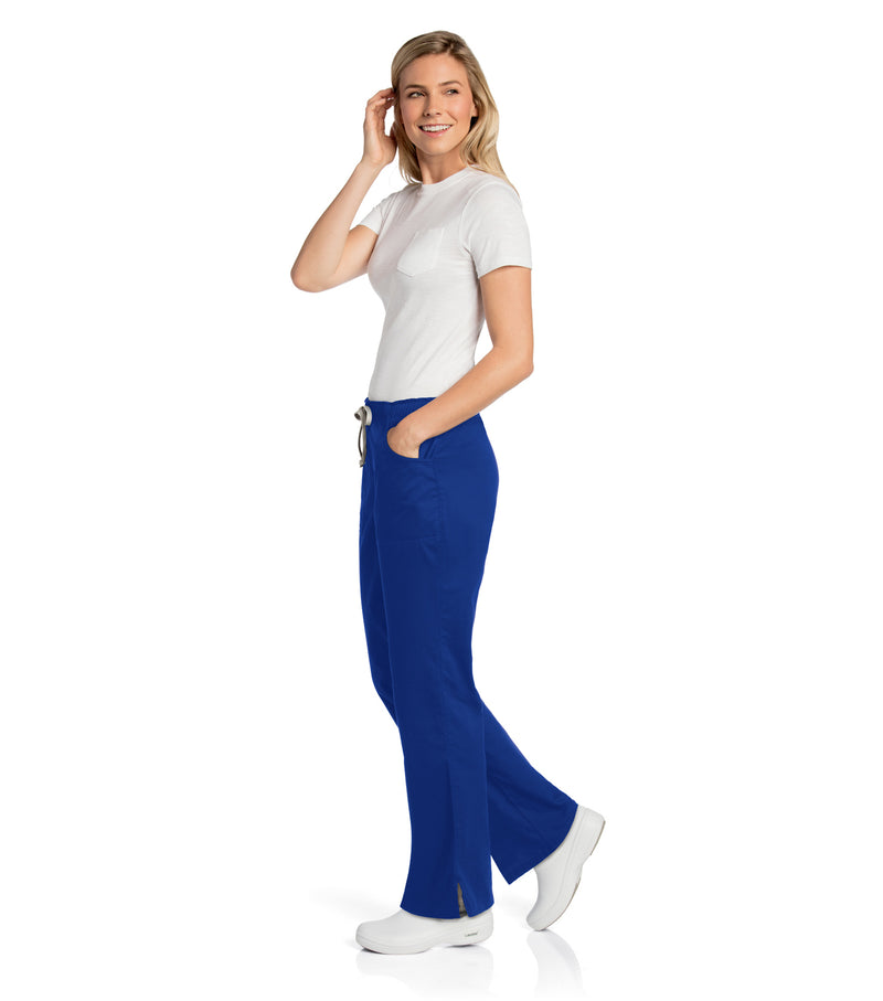 GALAXY BLUE - Landau All Day Women's 3 Pocket Full Elastic Cargo Scrub Pant - Image 2