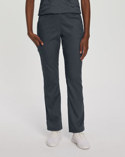Pantalones de uniforme médico cargo de 5 bolsillos para mujer