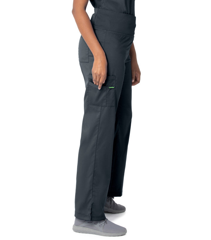 Landau ProFlex Women's PWRcor Compression Waist Cargo Scrub Pant