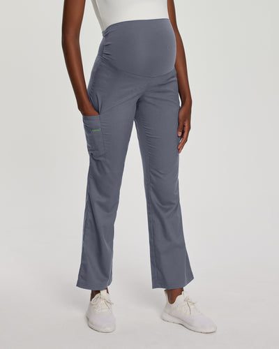 Women's Maternity Flare Leg Scrub Pant for Nursing