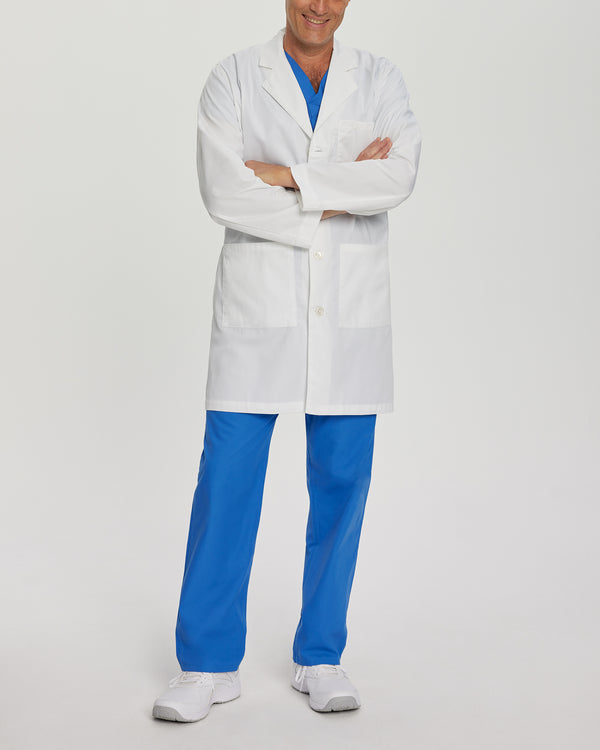 Men's 5 Pocket Full-Length Lab Coat