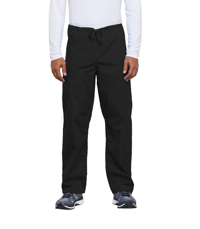 Black - Cherokee Unisex Pant - Back View