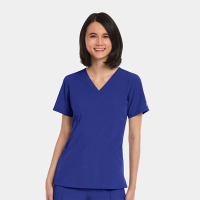 Women's 3 Pocket V-Neck Scrub Top
