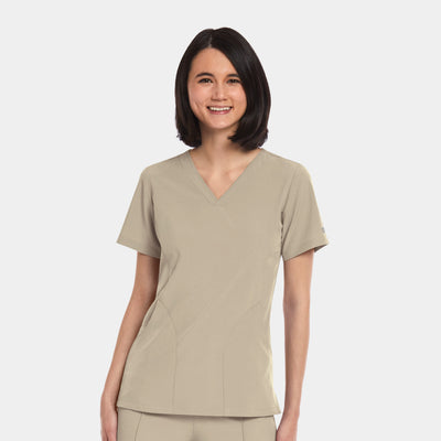 Women's 3 Pocket V-Neck Scrub Top