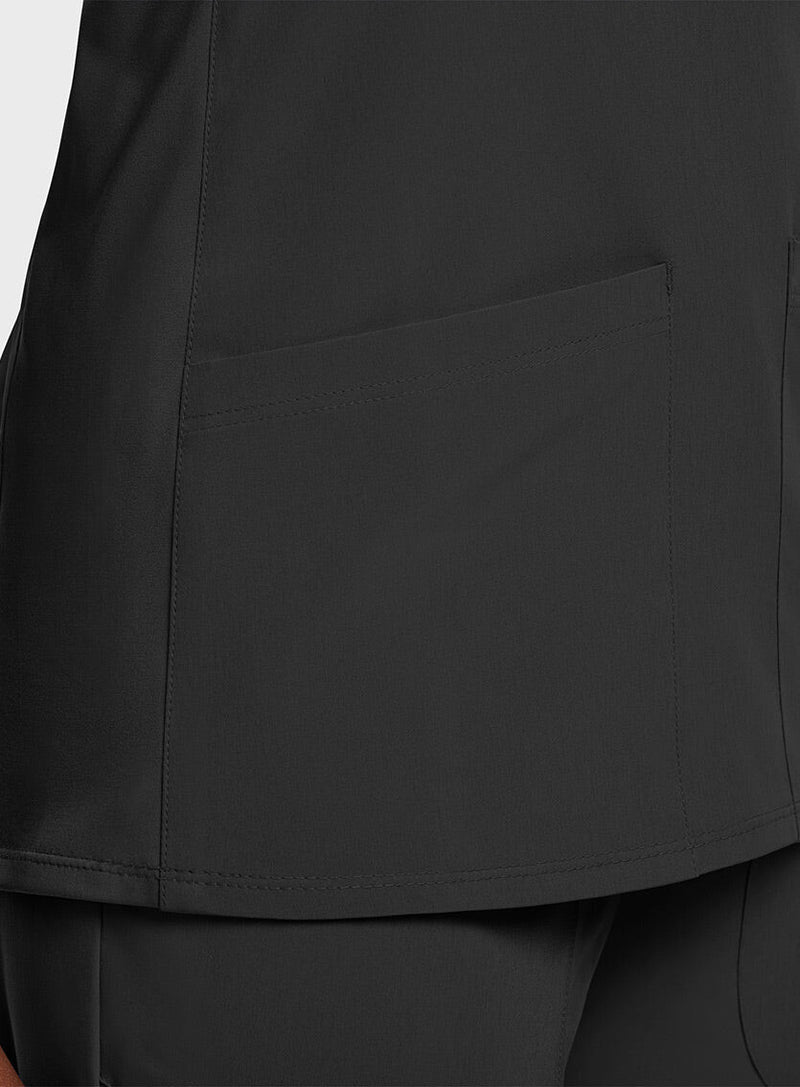 Blk - Maevn Scrub Tops - Detail View