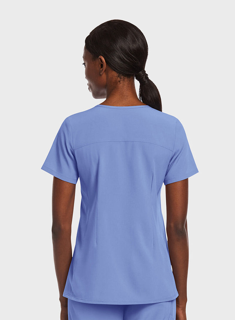 Cbl - Maevn Women's Scrub Tops - Side View