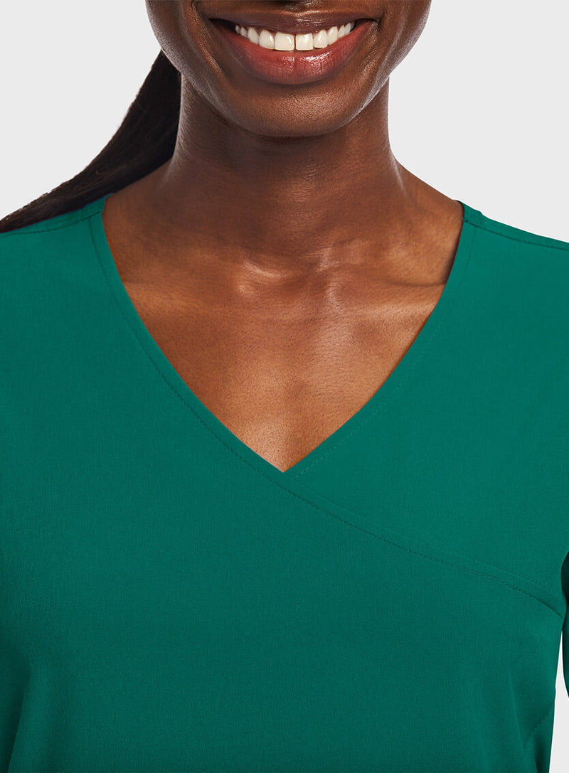 Htr - Maevn Women's Scrub Tops - Back View